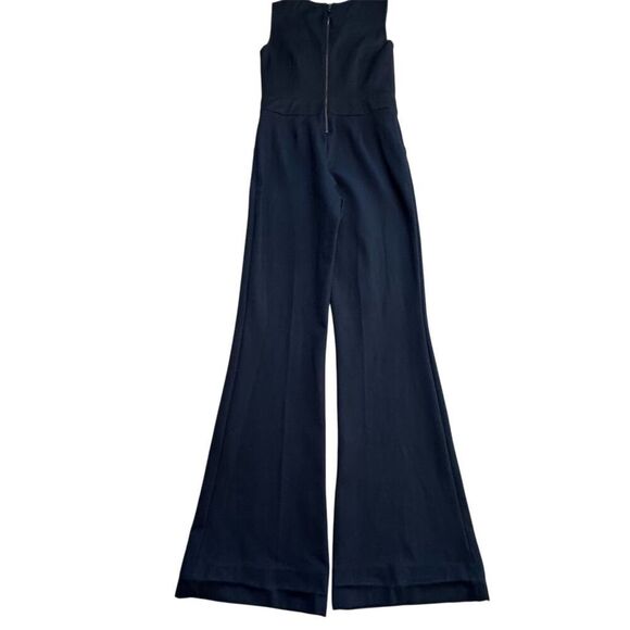 EUC Spanx Women's Sleeveless Black Flare Jumpsuit Size S - Picture 2 of 8